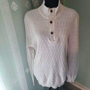 Men's Pullover Sweater Size M 100% Cotton by Tasso Elba